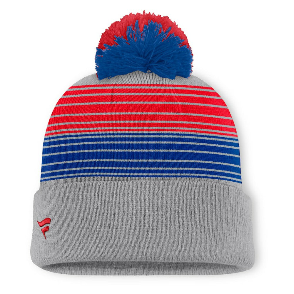 Chicago Cubs Fanatics Balk Cuffed Knit Hat with Pom - MLB Hats