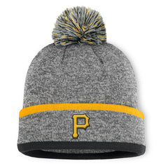 Pittsburgh Pirates Fanatics Backstop Cuffed Knit Hat with Pom - MLB Hats