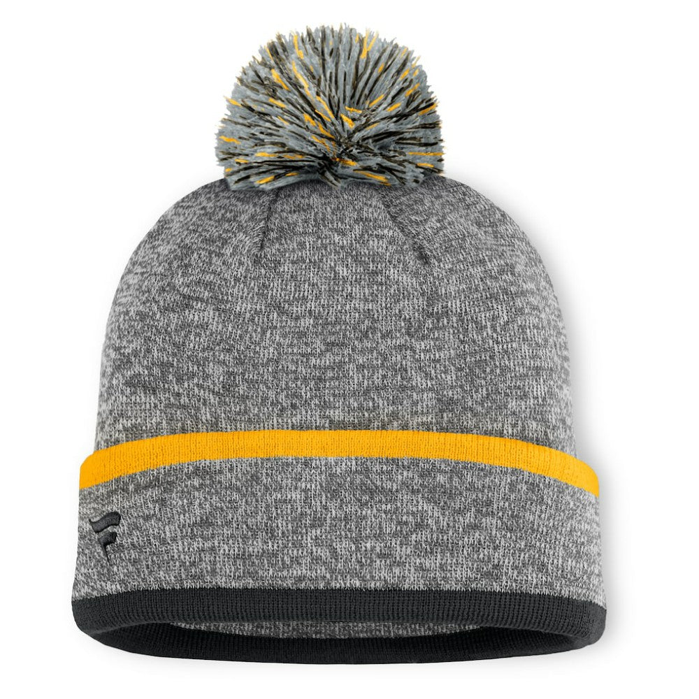 Pittsburgh Pirates Fanatics Backstop Cuffed Knit Hat with Pom - MLB Hats