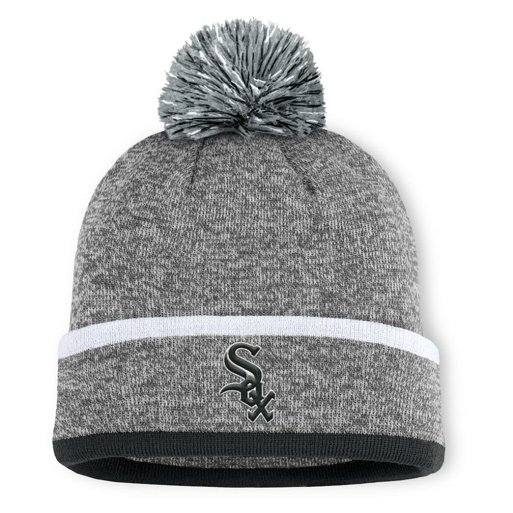 Chicago White Sox Fanatics Backstop Cuffed Knit Hat with Pom - MLB Hats