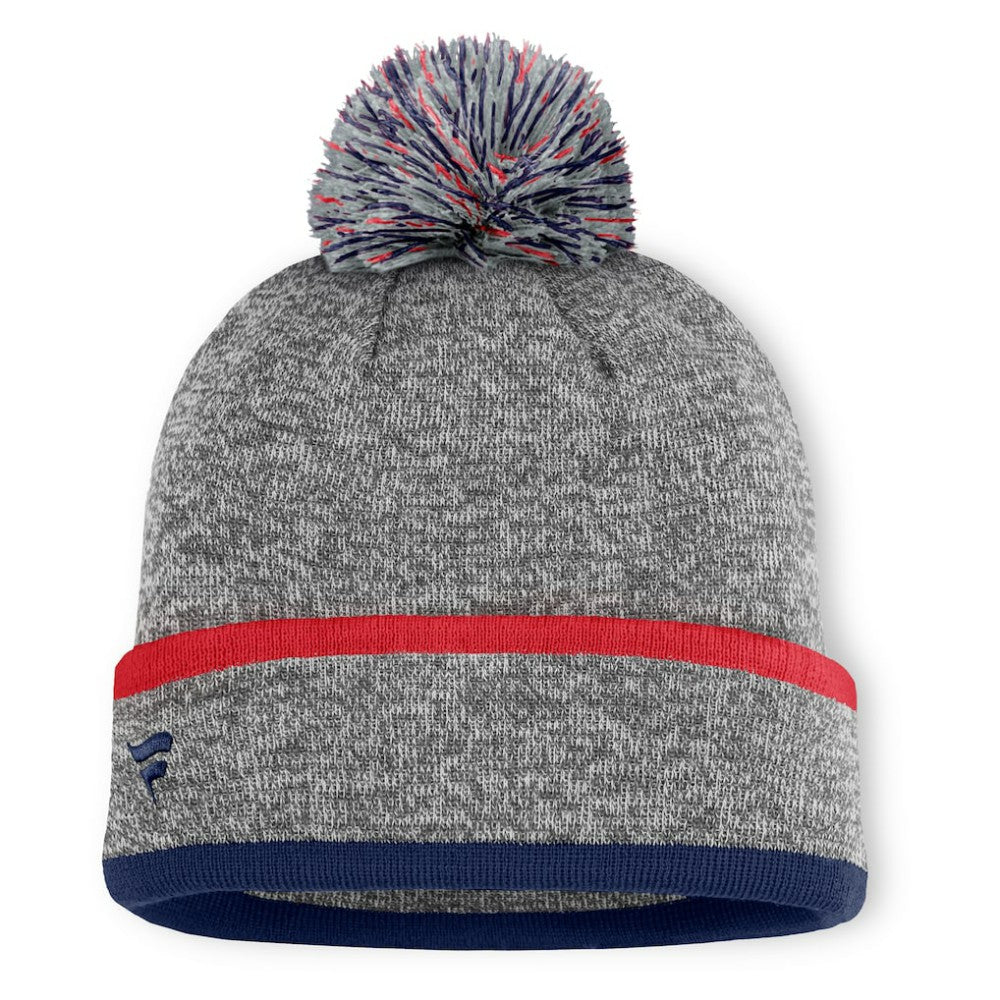 Boston Red Sox Fanatics Backstop Cuffed Knit Hat with Pom - MLB Hats