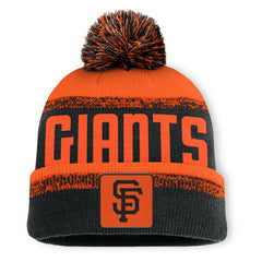 San Francisco Giants Fanatics No-Doubter Cuffed Knit Hat with Pom - MLB Hats
