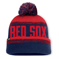 Boston Red Sox Fanatics No-Doubter Cuffed Knit Hat with Pom - MLB Hats