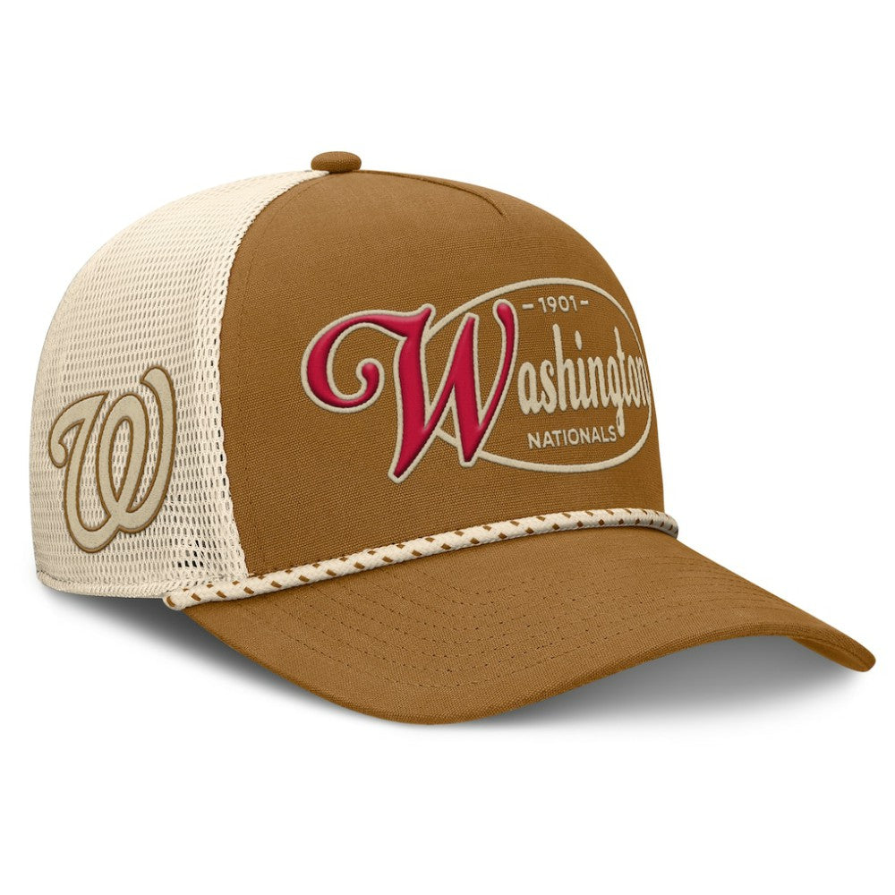Washington Nationals Fanatics A-Frame Trucker Adjustable Hat - MLB Hats