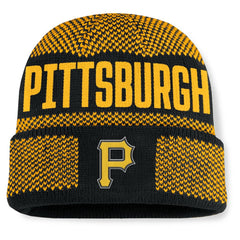 Pittsburgh Pirates Fanatics Rotation Cuffed Knit Hat - MLB Hats