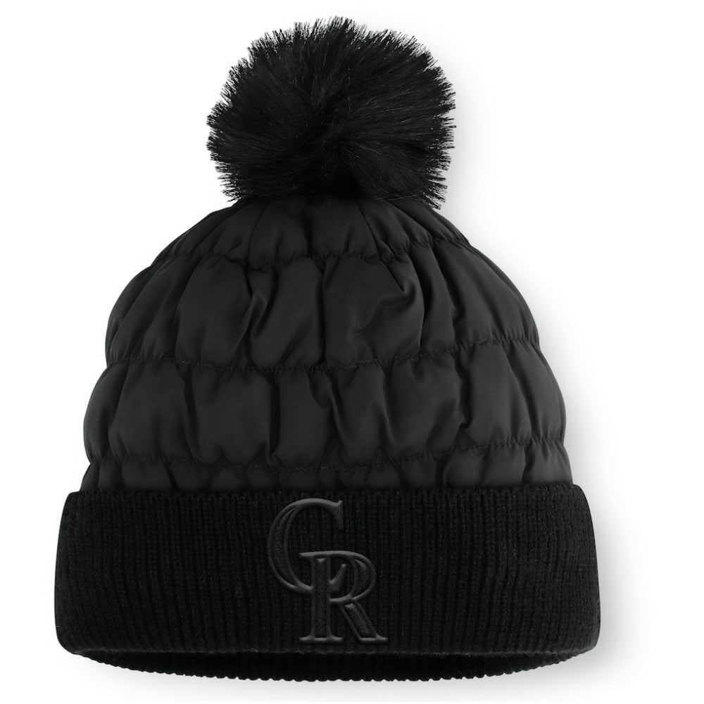 Colorado Rockies Fanatics Nightcap Cuffed Knit Hat with Pom - MLB Hats