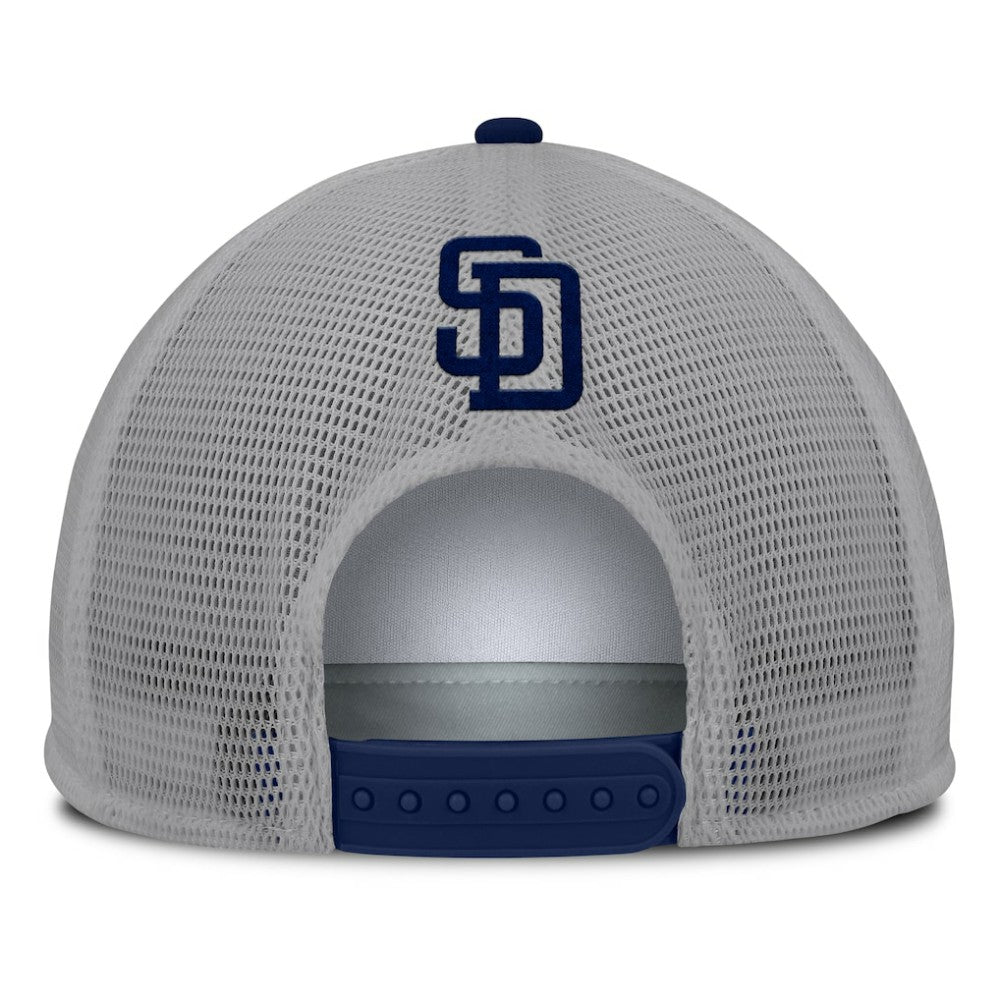 San Diego Padres Fanatics Cranked Foam Front Patch Trucker Adjustable Hat - MLB Hats