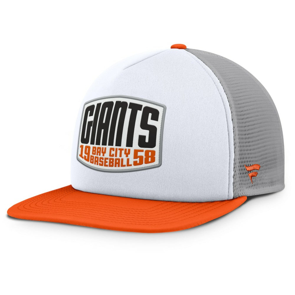 San Francisco Giants Fanatics Cranked Foam Front Patch Trucker Adjustable Hat - MLB Hats