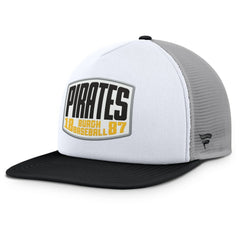 Pittsburgh Pirates Fanatics Cranked Foam Front Patch Trucker Adjustable Hat - MLB Hats