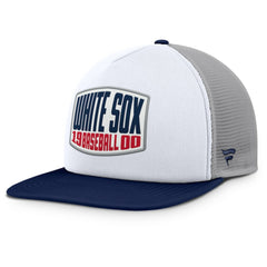 Chicago White Sox Fanatics Cranked Foam Front Patch Trucker Adjustable Hat - MLB Hats