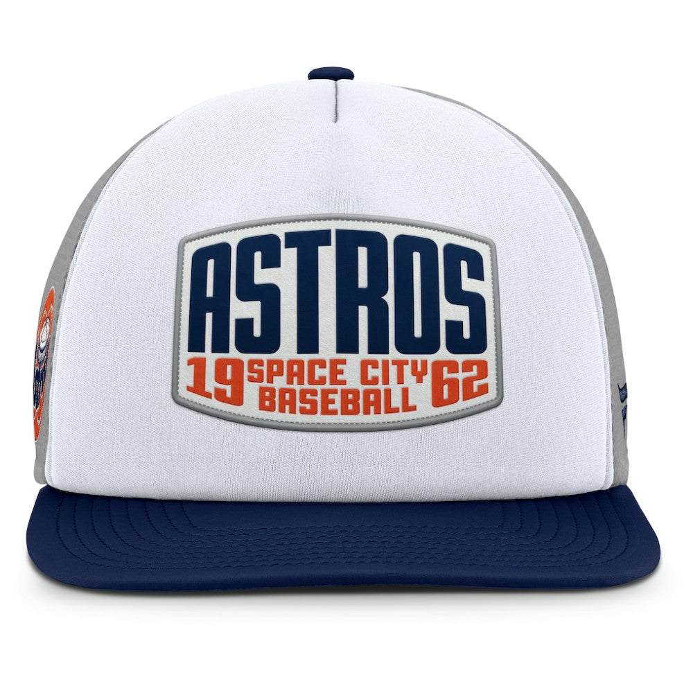 Houston Astros Fanatics Cranked Foam Front Patch Trucker Adjustable Hat - MLB Hats