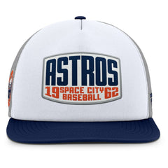 Houston Astros Fanatics Cranked Foam Front Patch Trucker Adjustable Hat - MLB Hats