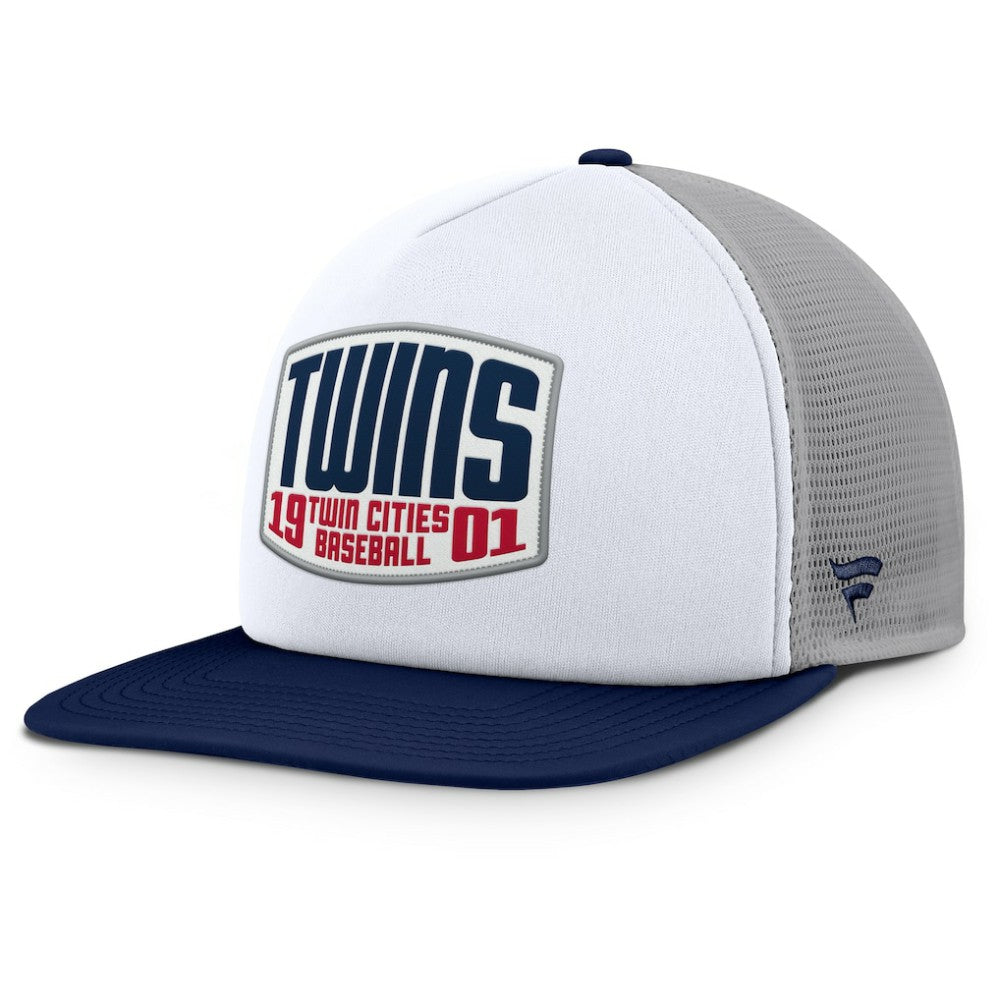 Minnesota Twins Fanatics Cranked Foam Front Patch Trucker Adjustable Hat - MLB Hats