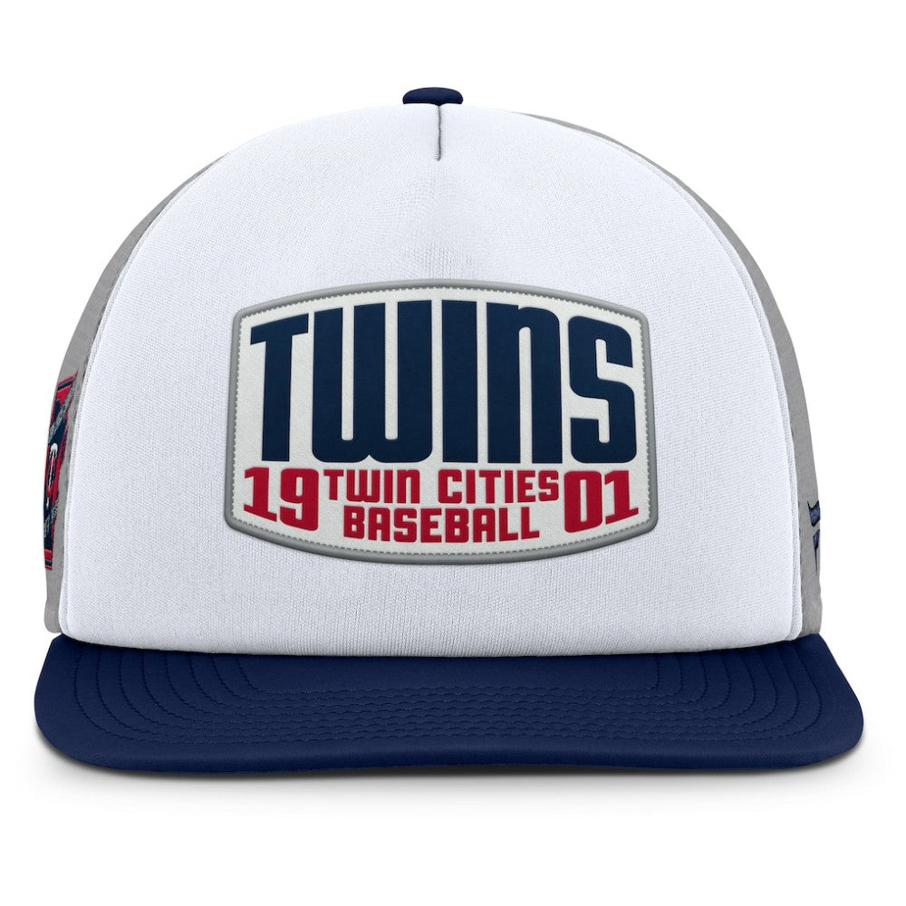 Minnesota Twins Fanatics Cranked Foam Front Patch Trucker Adjustable Hat - MLB Hats