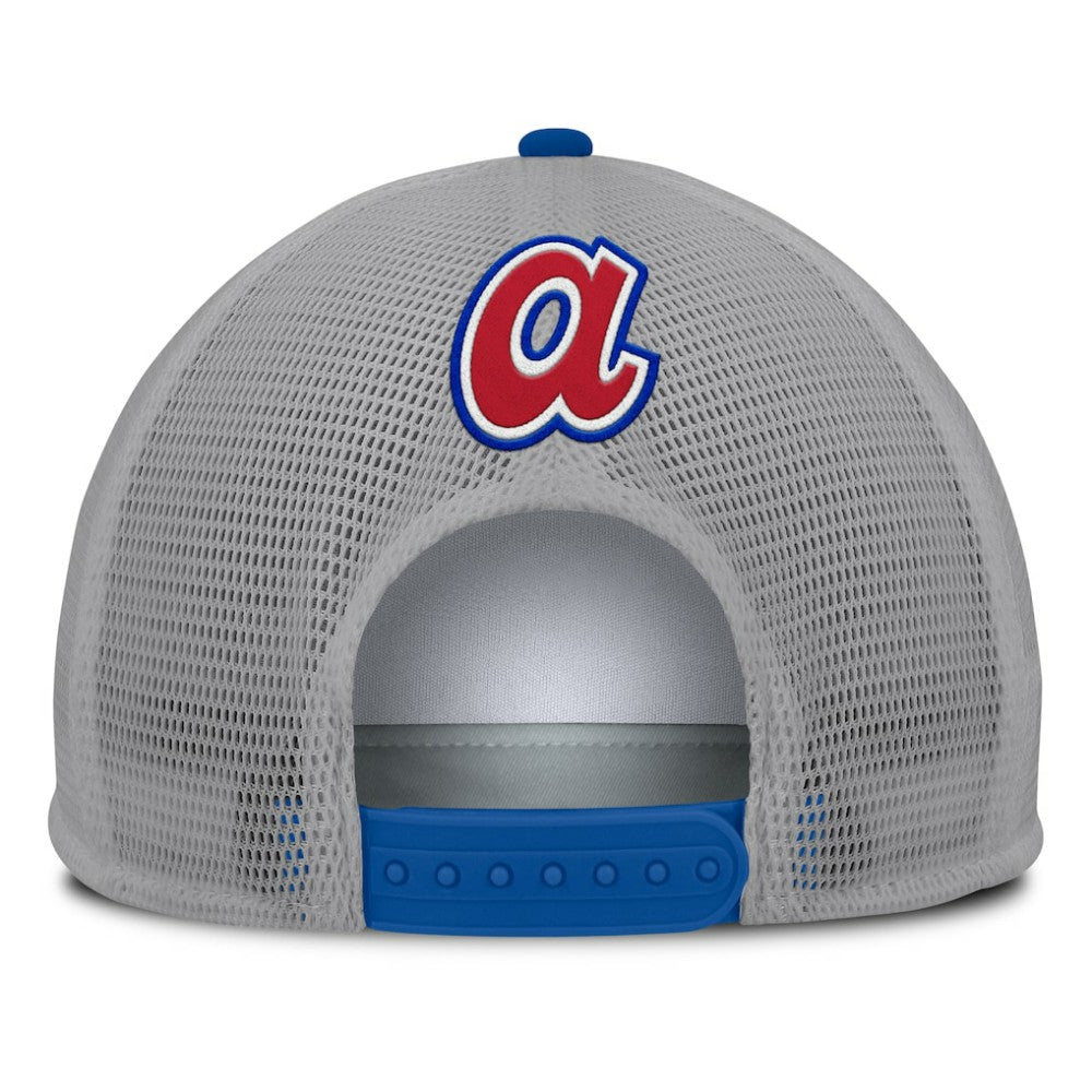 Atlanta Braves Fanatics Cranked Foam Front Patch Trucker Adjustable Hat - MLB Hats
