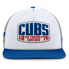 Chicago Cubs Fanatics Cranked Foam Front Patch Trucker Adjustable Hat - MLB Hats
