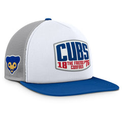 Chicago Cubs Fanatics Cranked Foam Front Patch Trucker Adjustable Hat - MLB Hats