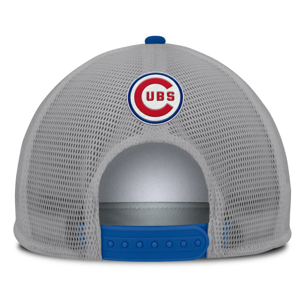 Chicago Cubs Fanatics Cranked Foam Front Patch Trucker Adjustable Hat - MLB Hats