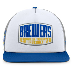 Milwaukee Brewers Fanatics Cranked Foam Front Patch Trucker Adjustable Hat - MLB Hats