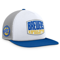 Milwaukee Brewers Fanatics Cranked Foam Front Patch Trucker Adjustable Hat - MLB Hats
