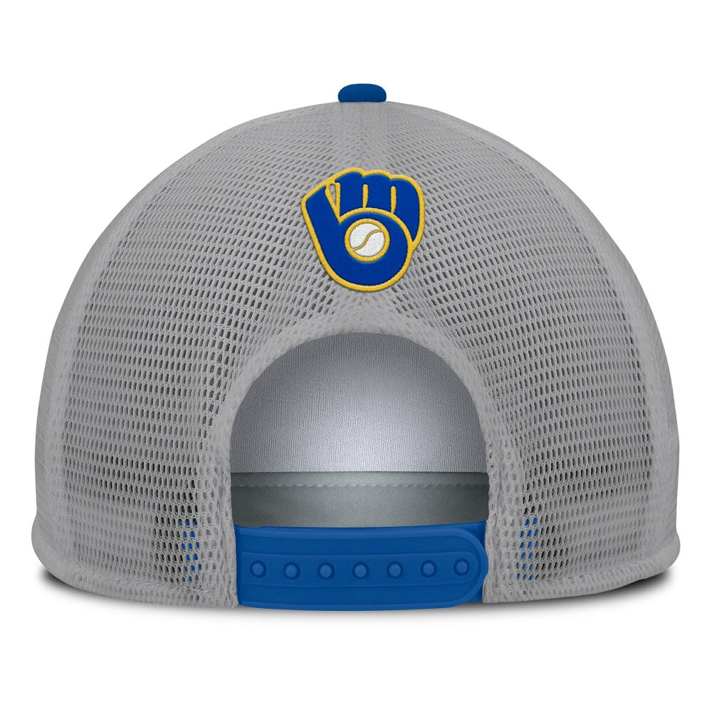 Milwaukee Brewers Fanatics Cranked Foam Front Patch Trucker Adjustable Hat - MLB Hats