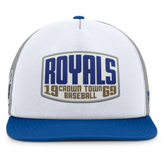 Kansas City Royals Fanatics Cranked Foam Front Patch Trucker Adjustable Hat - MLB Hats