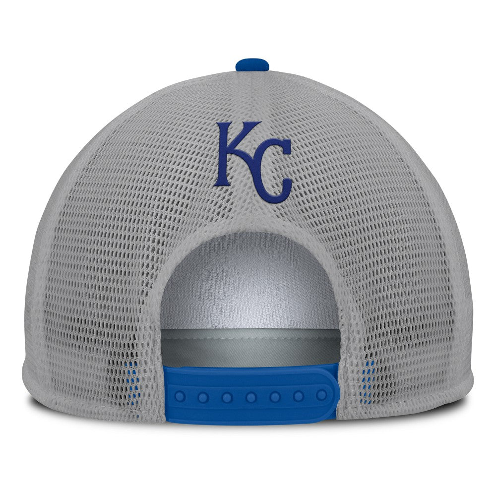Kansas City Royals Fanatics Cranked Foam Front Patch Trucker Adjustable Hat - MLB Hats