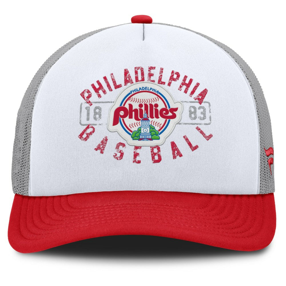 Philadelphia Phillies Fanatics Designated A-Frame Foam Front Trucker Adjustable Hat - MLB Hats