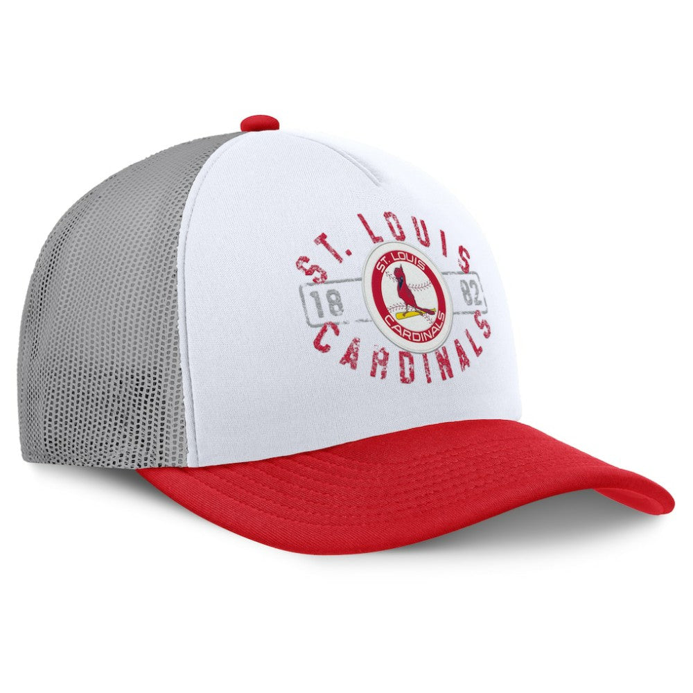 St. Louis Cardinals Fanatics Designated A-Frame Foam Front Trucker Adjustable Hat - MLB Hats