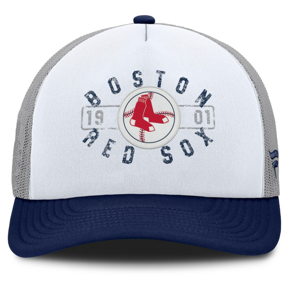Boston Red Sox Fanatics Designated A-Frame Foam Front Trucker Adjustable Hat - MLB Hats