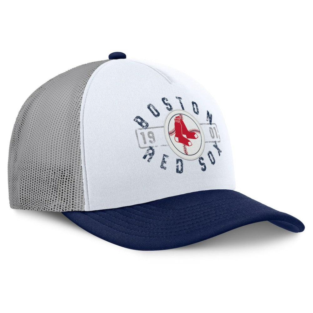 Boston Red Sox Fanatics Designated A-Frame Foam Front Trucker Adjustable Hat - MLB Hats