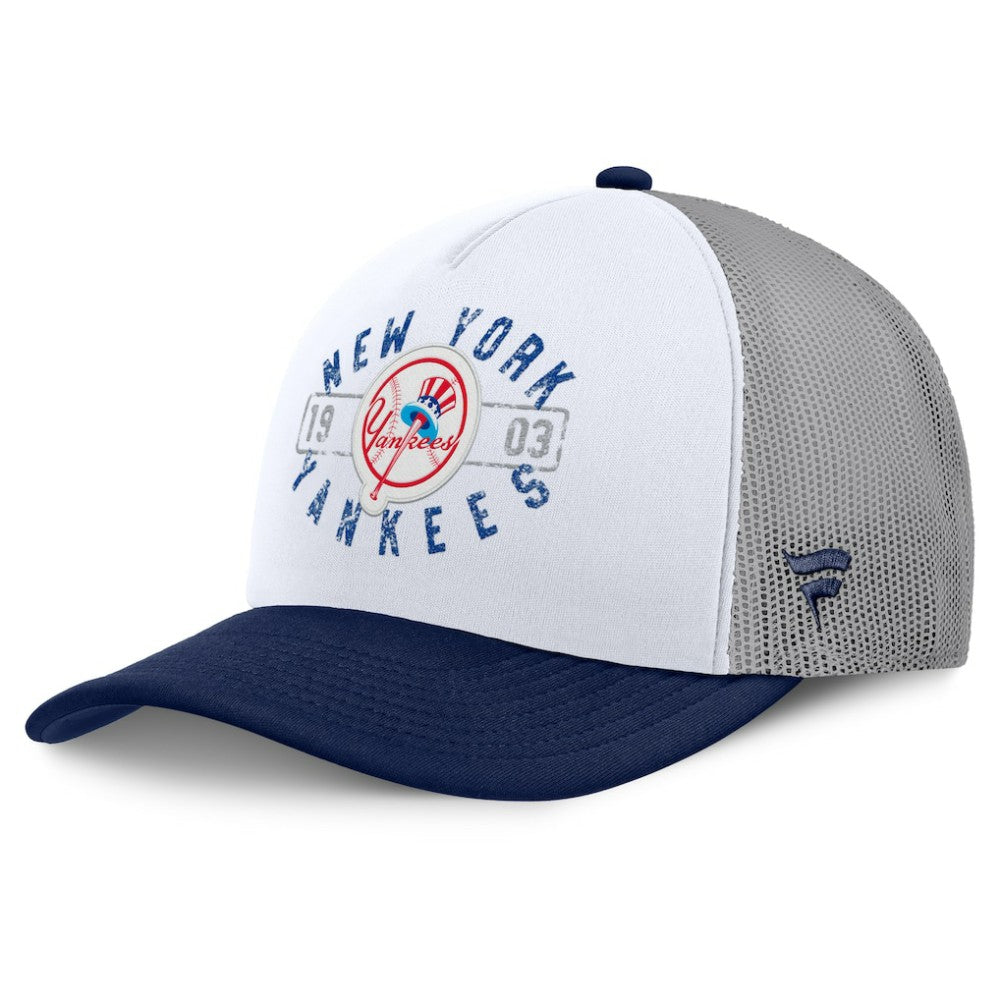 New York Yankees Fanatics Designated A-Frame Foam Front Trucker Adjustable Hat - MLB Hats