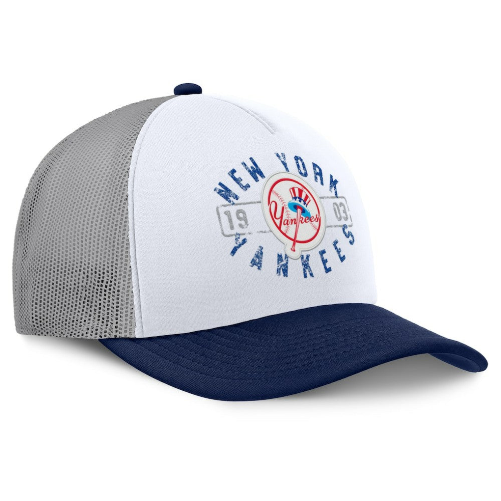 New York Yankees Fanatics Designated A-Frame Foam Front Trucker Adjustable Hat - MLB Hats