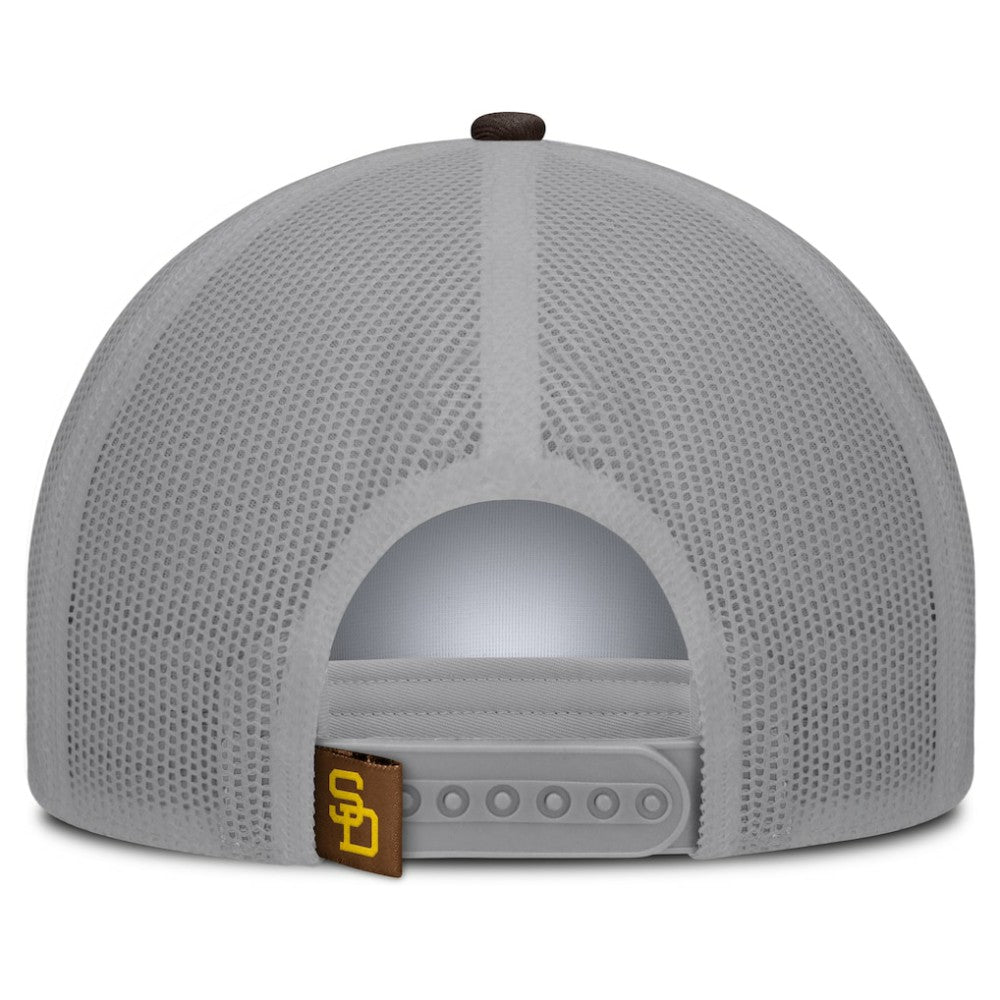 San Diego Padres Fanatics Designated A-Frame Foam Front Trucker Adjustable Hat - MLB Hats