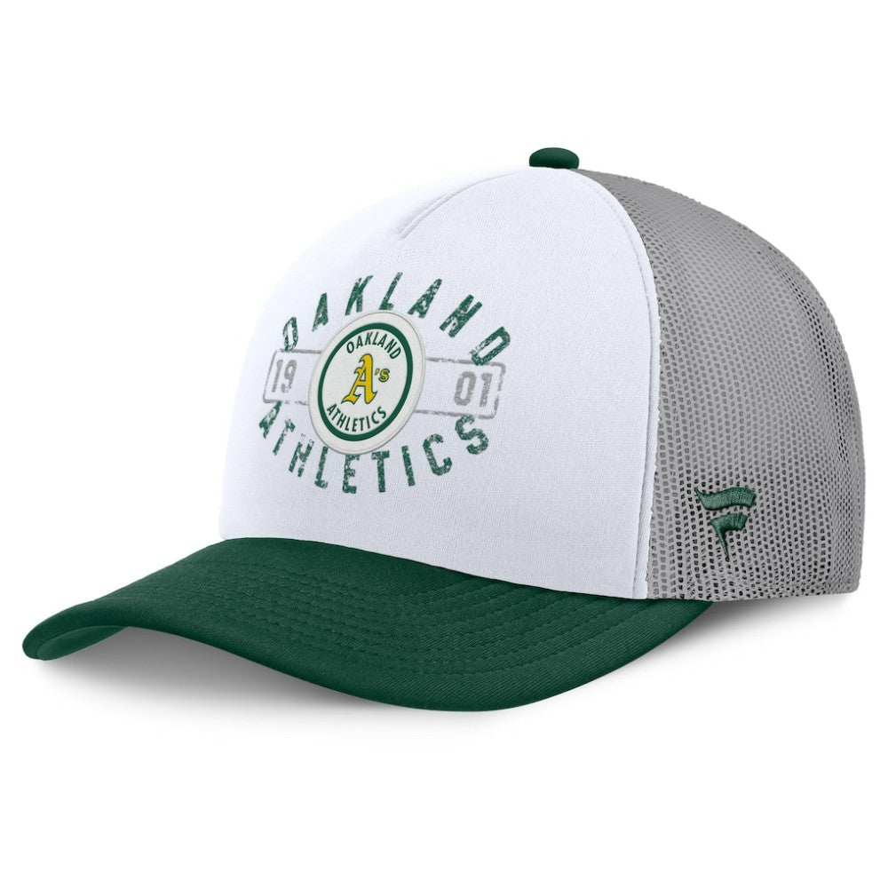 Athletics Fanatics Designated A-Frame Foam Front Trucker Adjustable Hat - MLB Hats
