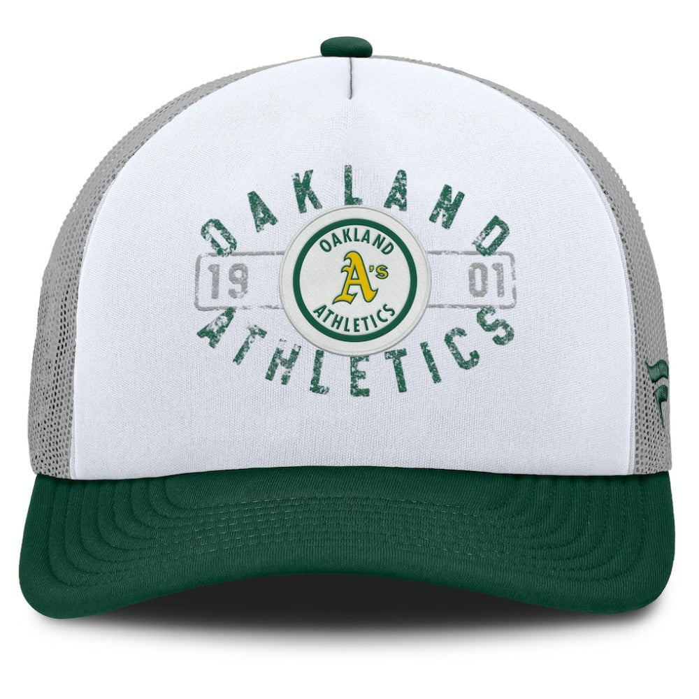 Athletics Fanatics Designated A-Frame Foam Front Trucker Adjustable Hat - MLB Hats