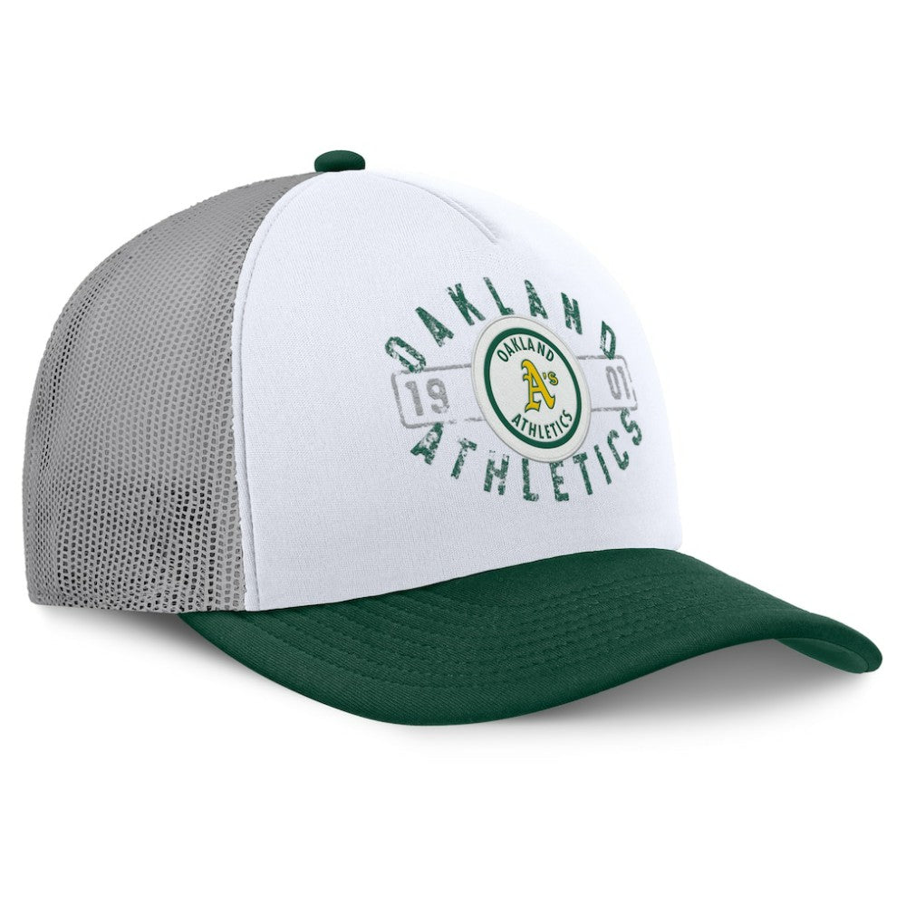 Athletics Fanatics Designated A-Frame Foam Front Trucker Adjustable Hat - MLB Hats