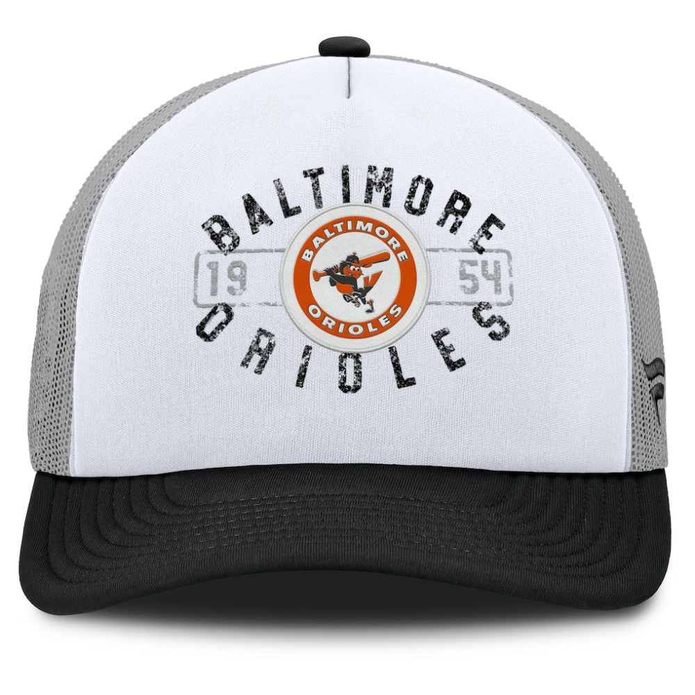 Baltimore Orioles Fanatics Designated A-Frame Foam Front Trucker Adjustable Hat - MLB Hats