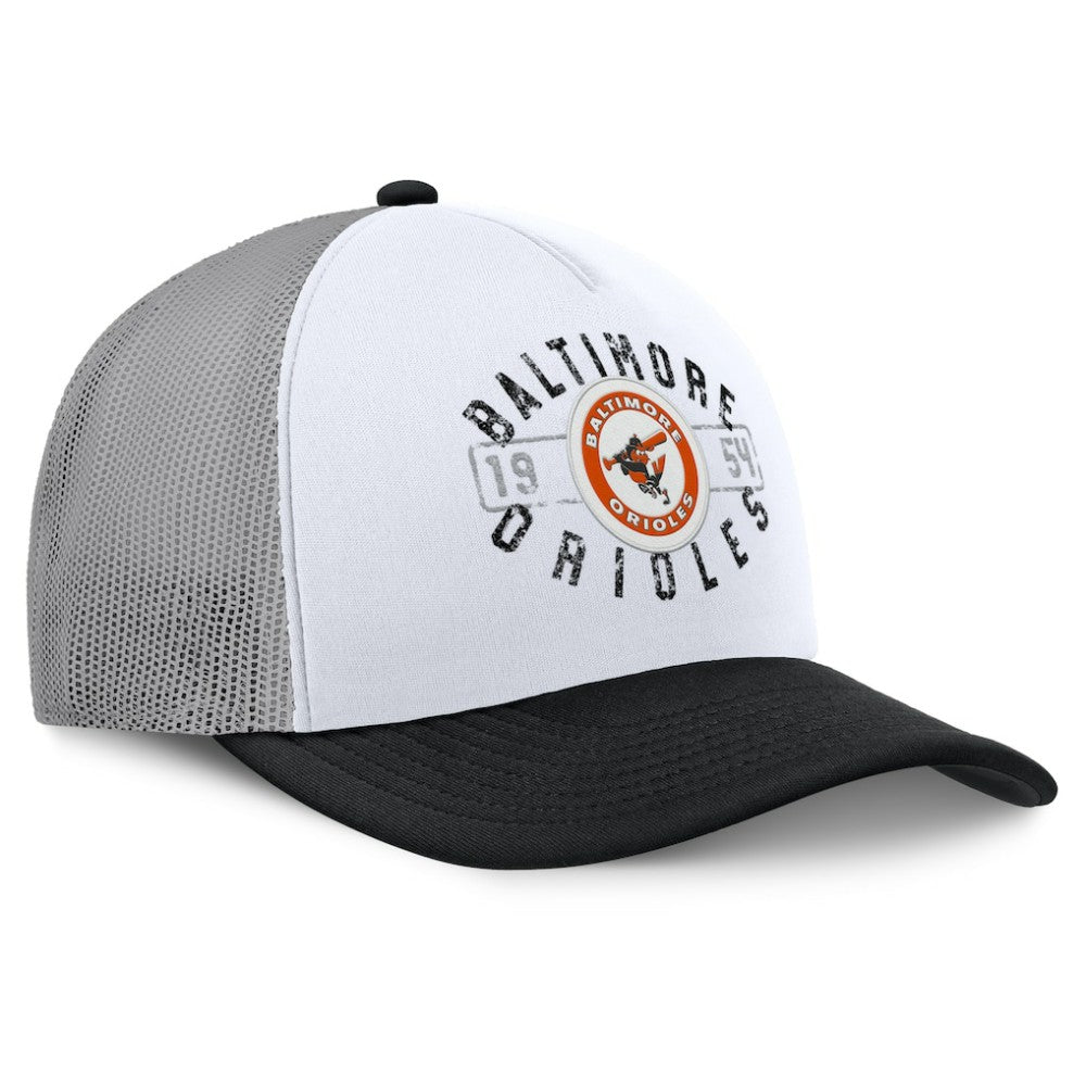 Baltimore Orioles Fanatics Designated A-Frame Foam Front Trucker Adjustable Hat - MLB Hats