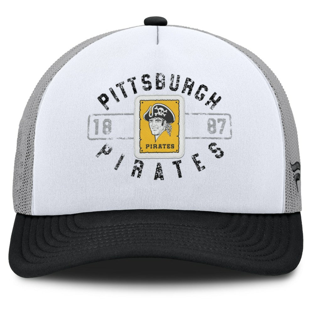 Pittsburgh Pirates Fanatics Designated A-Frame Foam Front Trucker Adjustable Hat - MLB Hats