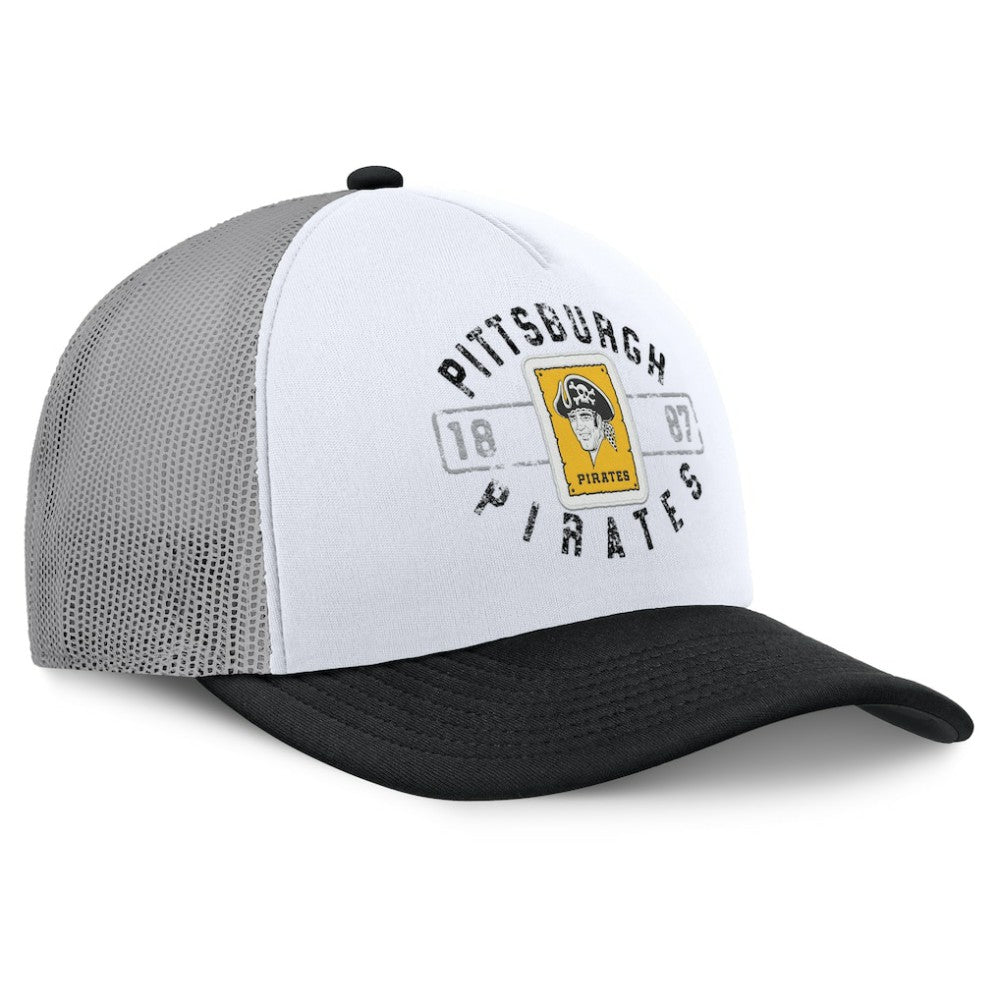 Pittsburgh Pirates Fanatics Designated A-Frame Foam Front Trucker Adjustable Hat - MLB Hats