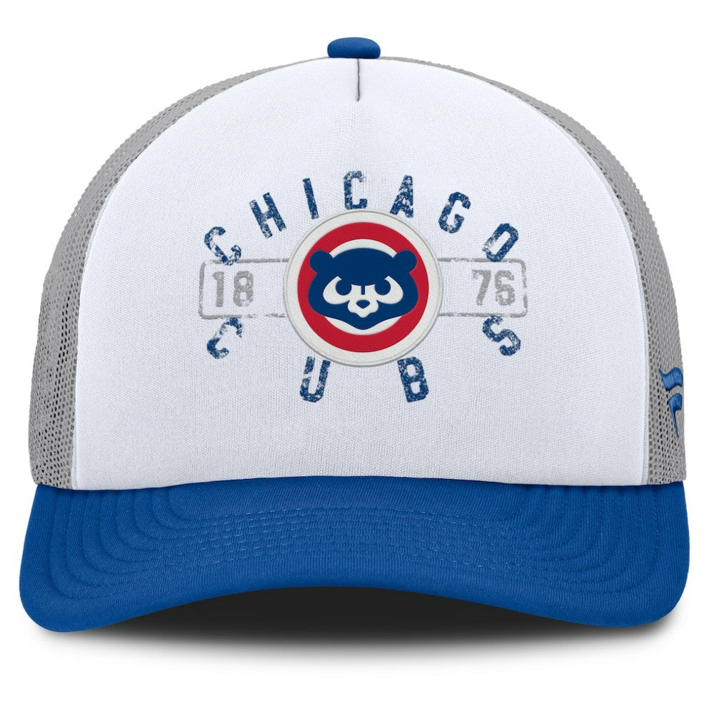 Chicago Cubs Fanatics Designated A-Frame Foam Front Trucker Adjustable Hat - MLB Hats