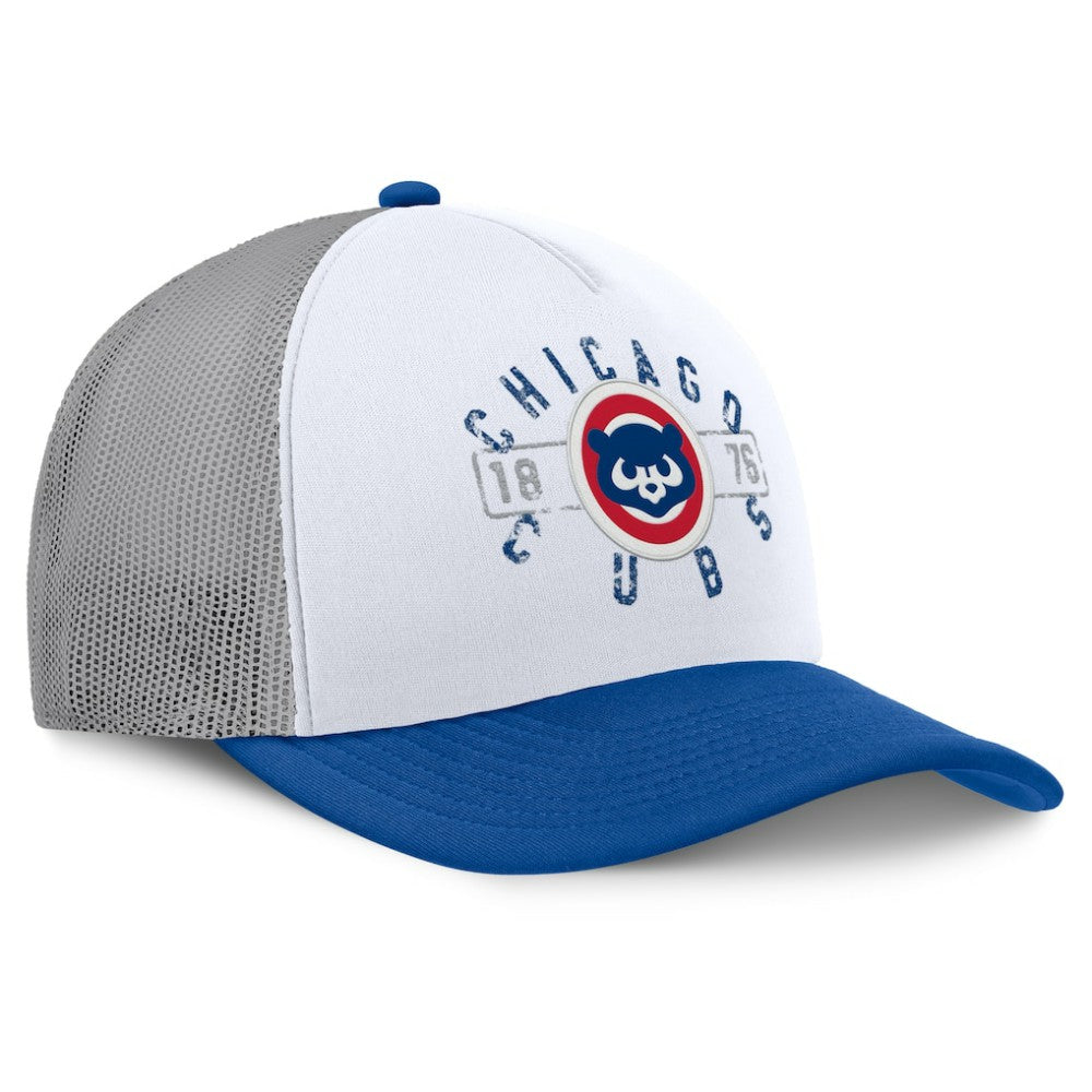 Chicago Cubs Fanatics Designated A-Frame Foam Front Trucker Adjustable Hat - MLB Hats