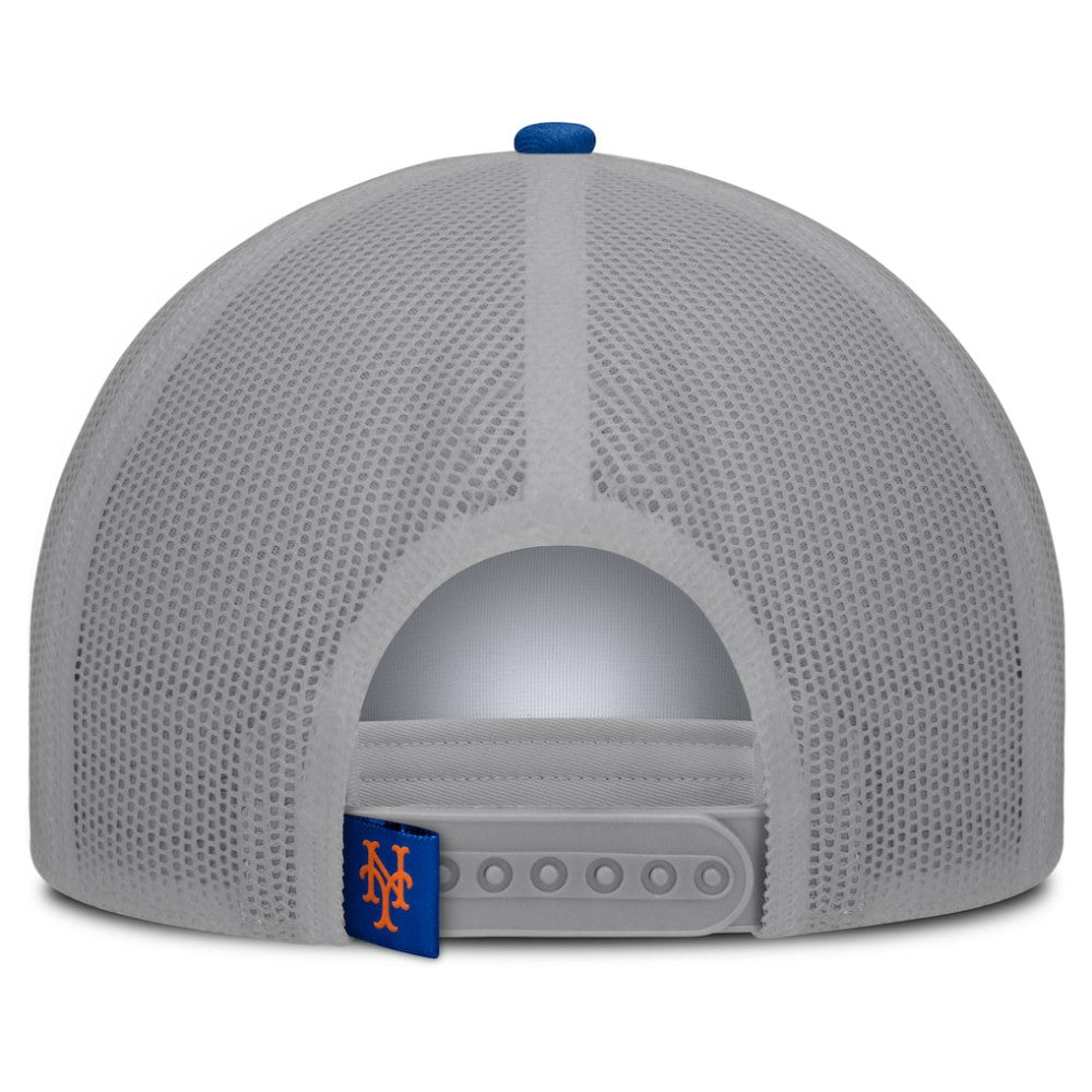 New York Mets Fanatics Designated A-Frame Foam Front Trucker Adjustable Hat - MLB Hats