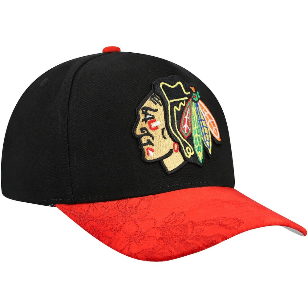 Chicago Blackhawks Mitchell & Ness May Flowers Pro Crown Adjustable Hat -  NHL Hats