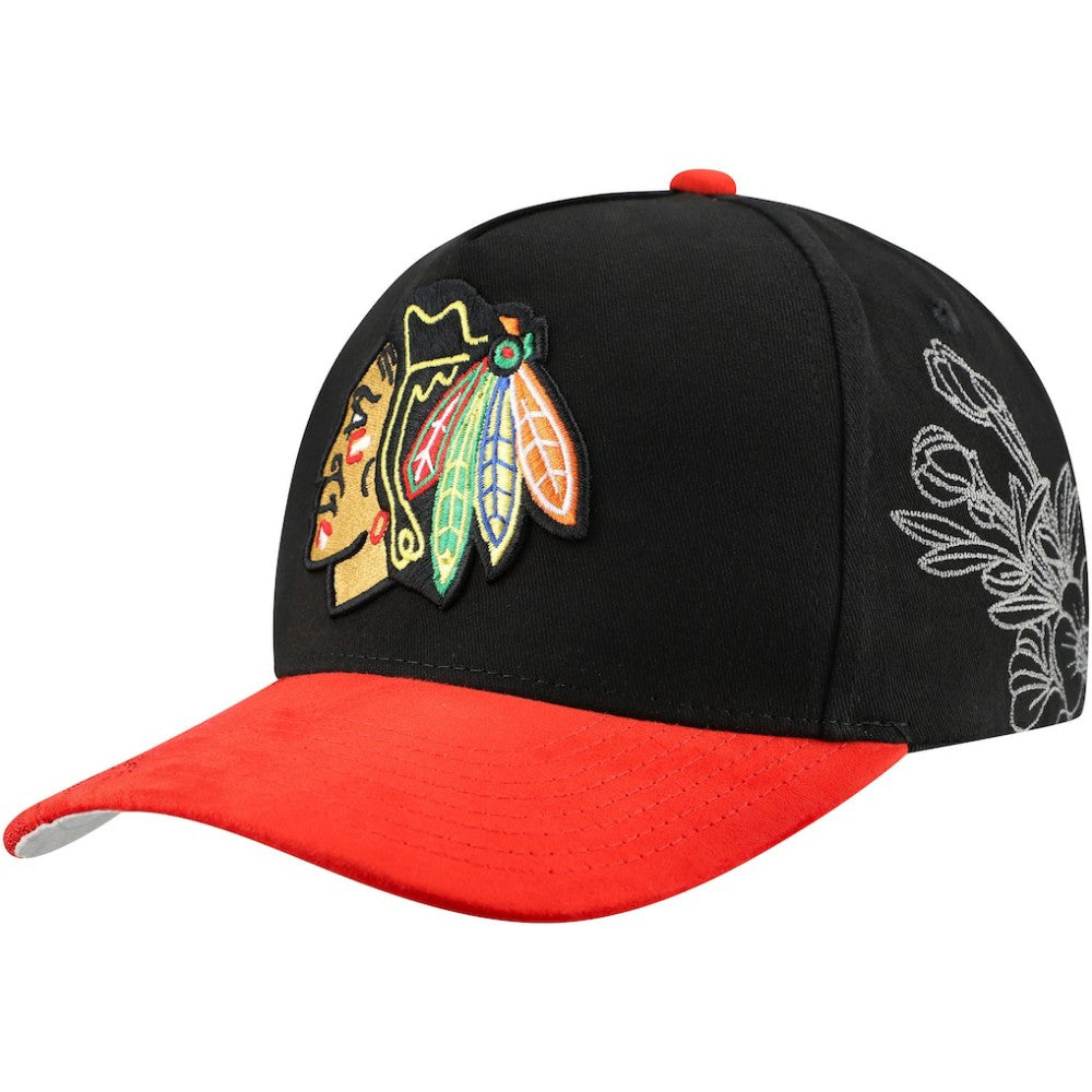 Chicago Blackhawks Mitchell & Ness May Flowers Pro Crown Adjustable Hat -  NHL Hats