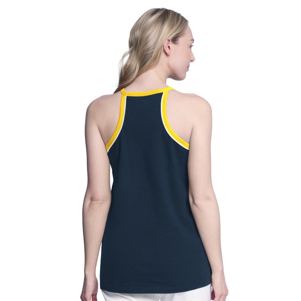 Milwaukee Brewers G-III 4Her by Carl Banks Women's Curveball Racerback Tank Top - MLB Tanks