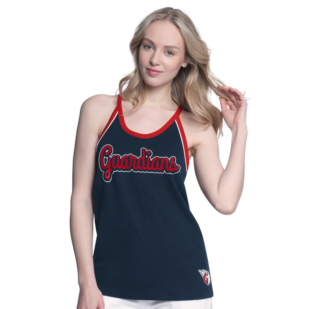 Cleveland Guardians G-III 4Her by Carl Banks Women's Curveball Racerback Tank Top - MLB Tanks