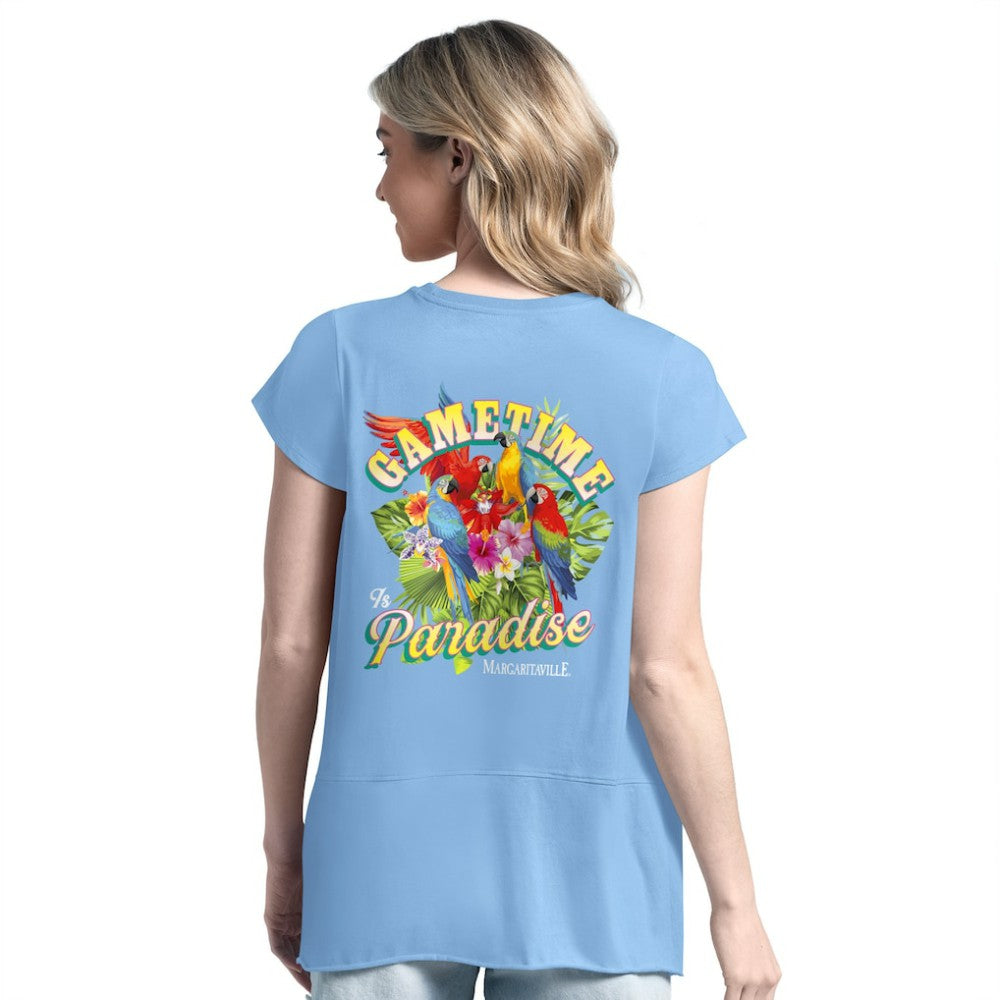 Tampa Bay Rays Margaritaville Women's Gametime is Paradise T-Shirt - MLB T-shirts