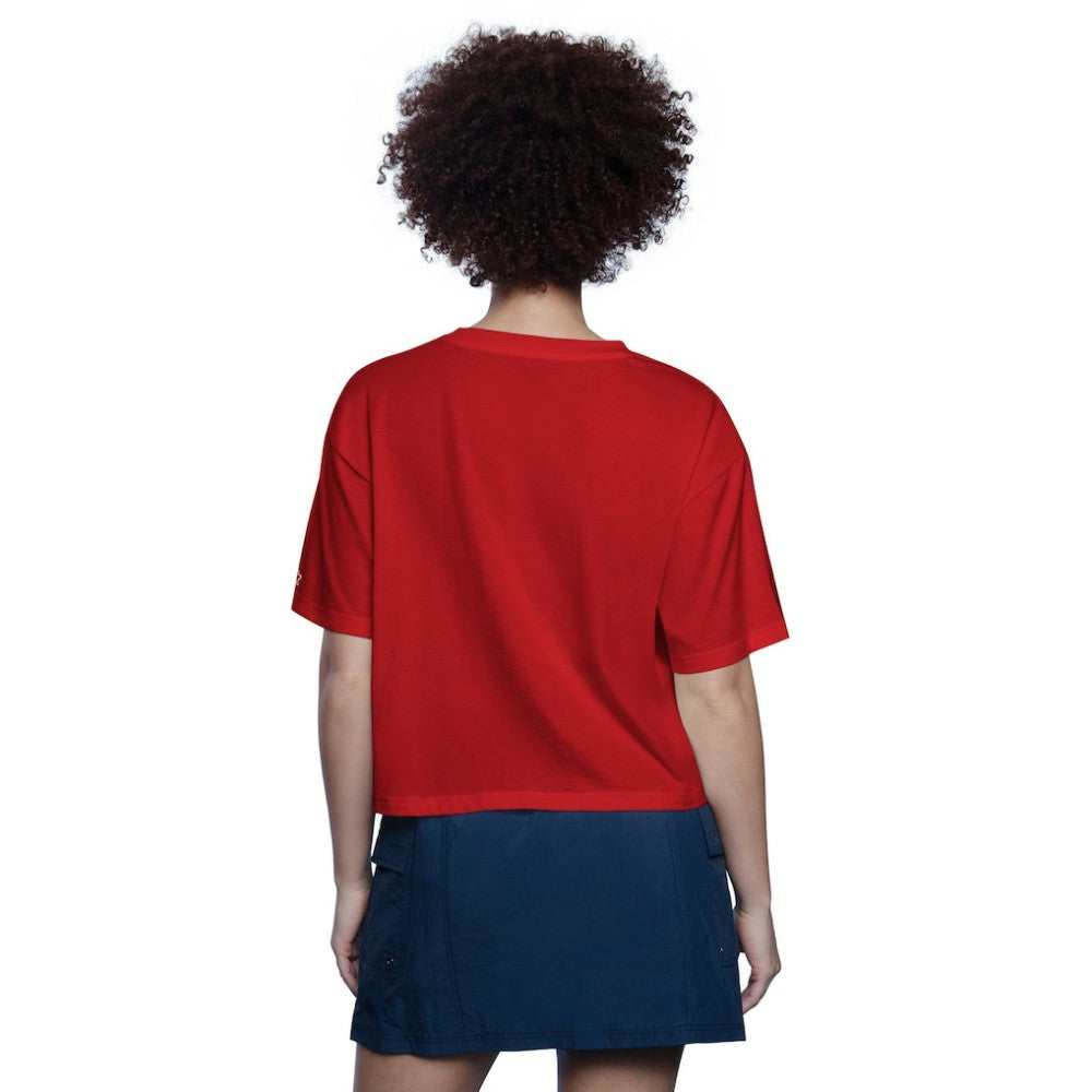 St. Louis Cardinals Starter Women's Play the Ball Boxy Cropped T-Shirt - MLB T-shirts